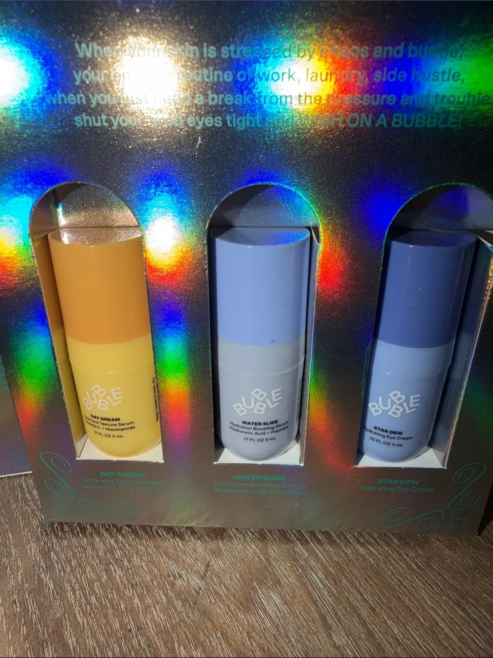 Bubble The Wish List Skincare Mini Set- Perfect for Travel or Sampling!! RV:$25!